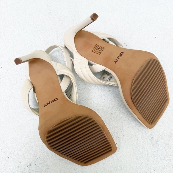 DKNY Cream High Heel Sandals - Picture 4 of 4